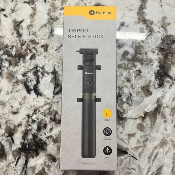 Hummix Selfie Stick‎ Tripod W/Bluetooth - Picture 1 of 7